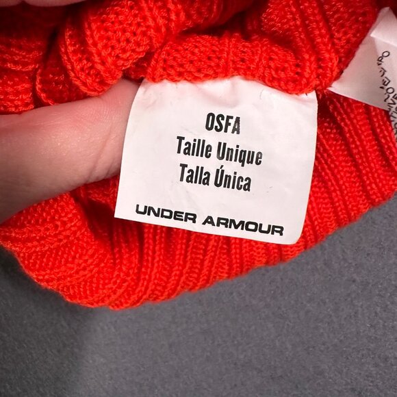 Auburn Tigers Unisex OSFA Under Armour Lot of 2 Pom Beanie Hats Pull On - Picture 4 of 6